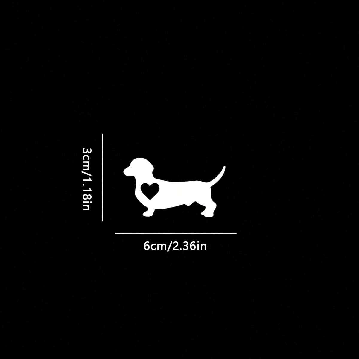 1 Pack Shape Dachshund Car Sti - đánh giá và giá Motorcycle Gear For Dogs