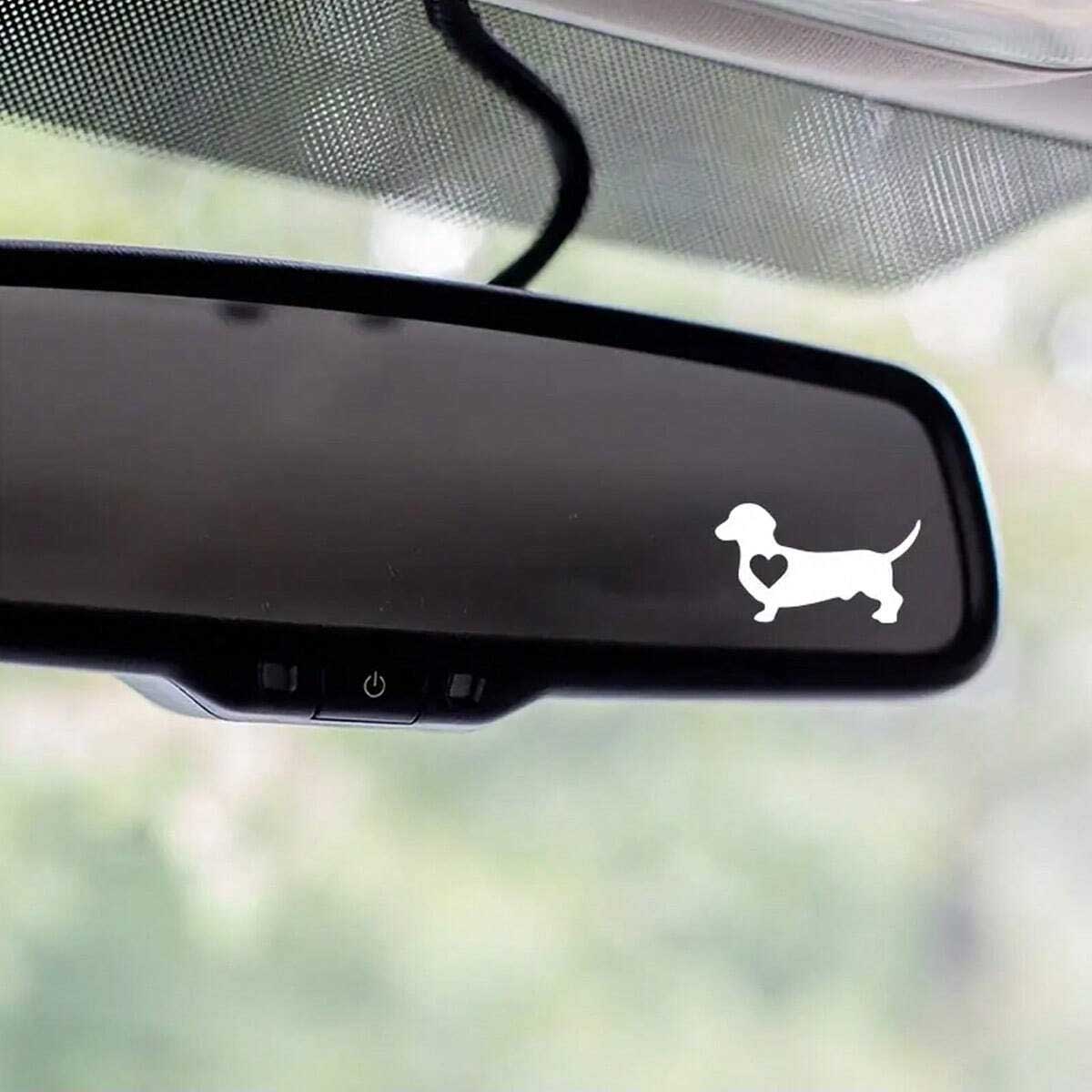 1 Pack Shape Dachshund Car Sti - đánh giá và giá Motorcycle Gear For Dogs