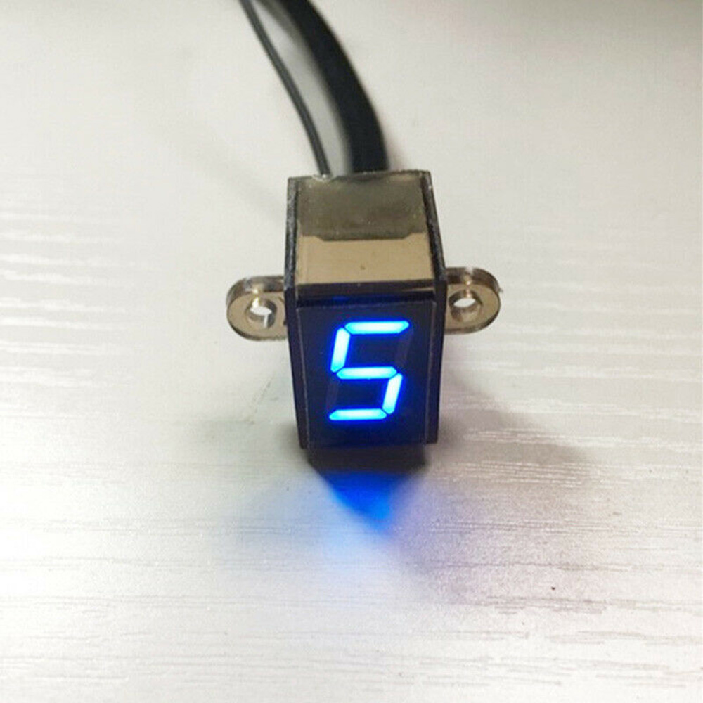 LED Motorcycle Gear Indicator  - đánh giá và giá Motorcycle Gear Blue