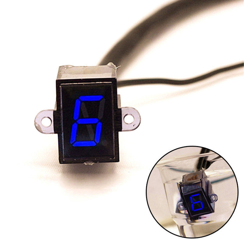 LED Motorcycle Gear Indicator  - đánh giá và giá Motorcycle Gear Blue