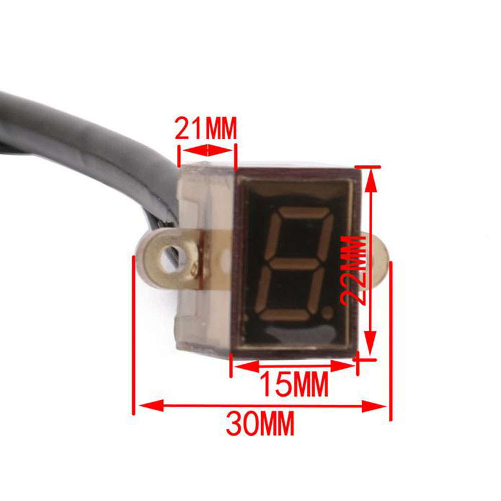 LED Motorcycle Gear Indicator  - đánh giá và giá Motorcycle Gear Blue