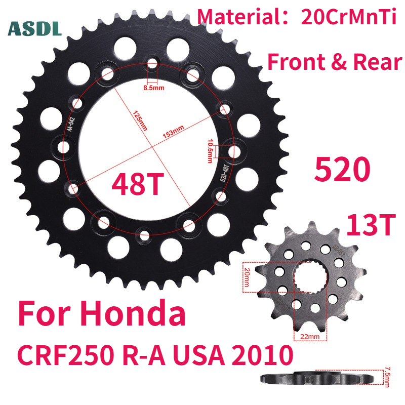 520 Chain 48T 13T Teeth Motorc - đánh giá và giá Motorcycle Gear Usa