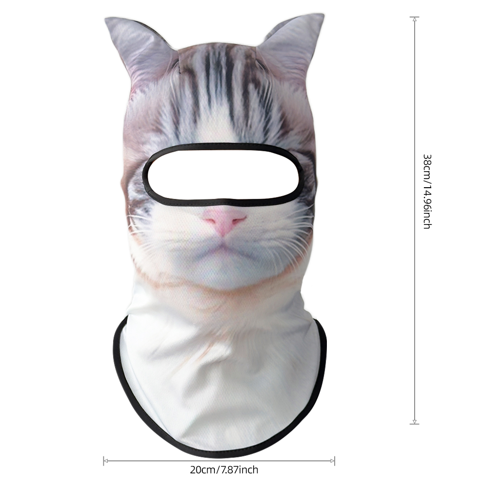 3D Animal Face Mask Motorcycle - đánh giá và giá Motorcycle Gear For Dogs