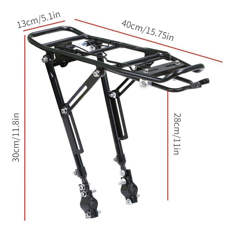 1PC Alloy Rear Bicycle  Rack C - đánh giá và giá Tail Bag Rack