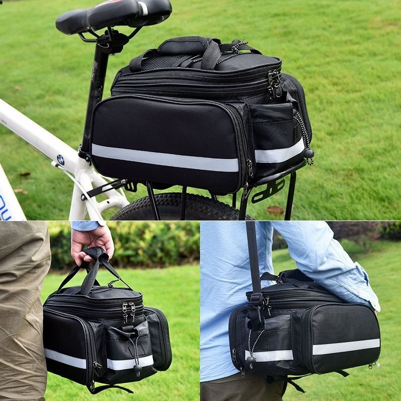 Large Capacity Bicycle Pannier - đánh giá và giá Tail Bag Rack