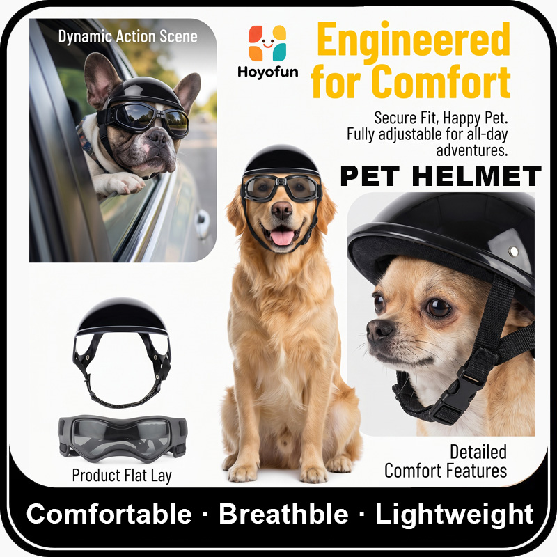 Dog Motorcycle Helmet Goggles  - đánh giá và giá Motorcycle Gear For Dogs