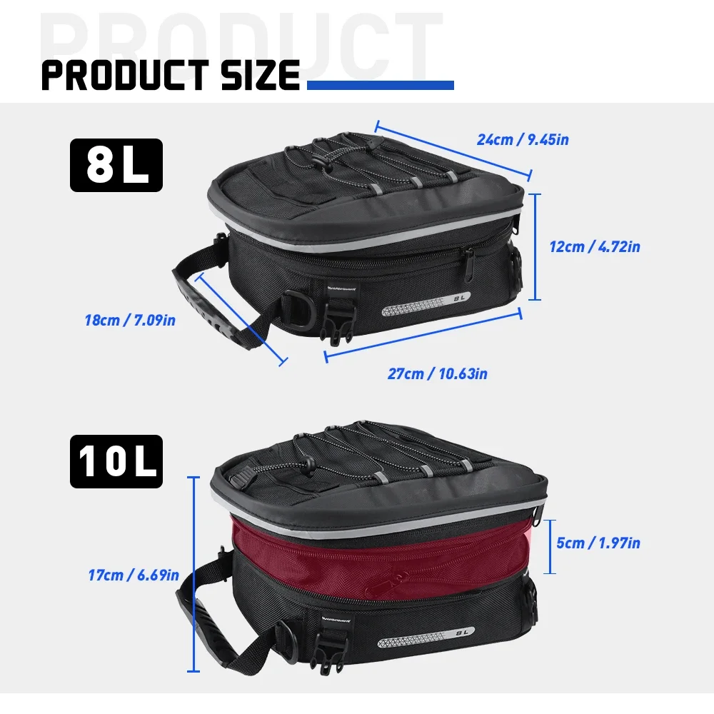 Motorcycle Rear Seat Bag Lugga - đánh giá và giá Tail Bag Rack