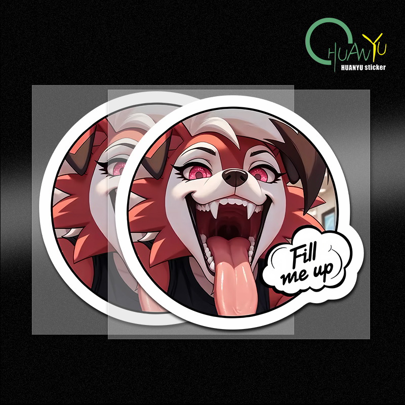 Car sticker fox dog head perso - đánh giá và giá Motorcycle Gear For Dogs