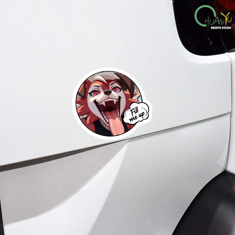 Car sticker fox dog head perso - đánh giá và giá Motorcycle Gear For Dogs